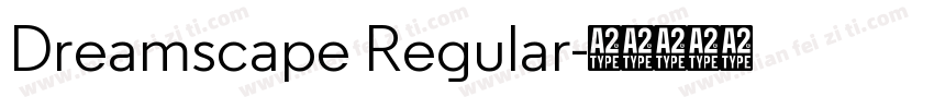 Dreamscape Regular字体转换